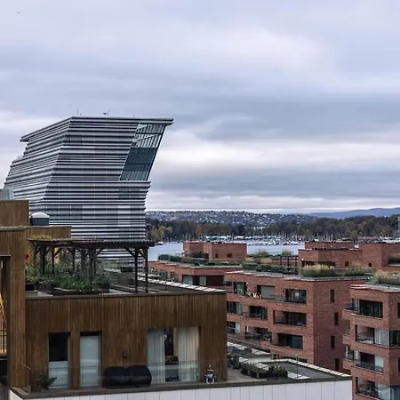 Modern 3bed Sea View @ Barcode 公寓 奥斯陆