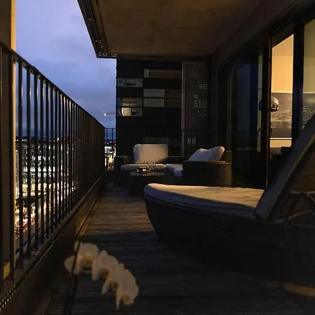 公寓 Modern 3bed Sea View @ Barcode 奥斯陆